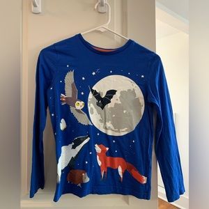 Kids Mini Boden animal shirt